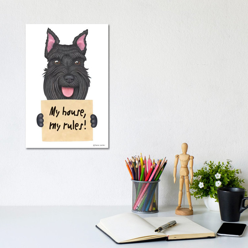 Schnauzer My House, H 12 po x l 8 po x P 0,75 po