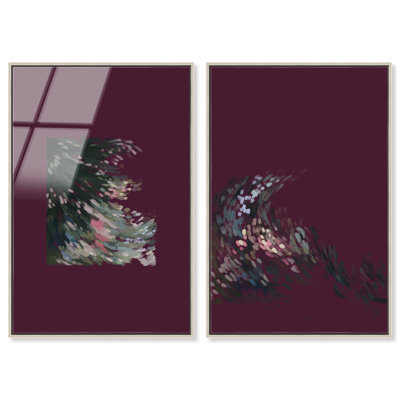Delicate Spring Set High-Gloss Frameless Acrylic Glass Wall Art Abstract Print by Oliver Gal, Ready to Hang, 10 x 15