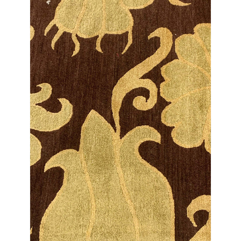 Modern One-of-a-Kind Rectangle 8'1" X 9'8" Hand Knotted Area Rug