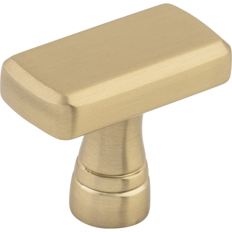 Kingsbridge Rectangle Knob, Honey Bronze, 1 3/8" Knob Length