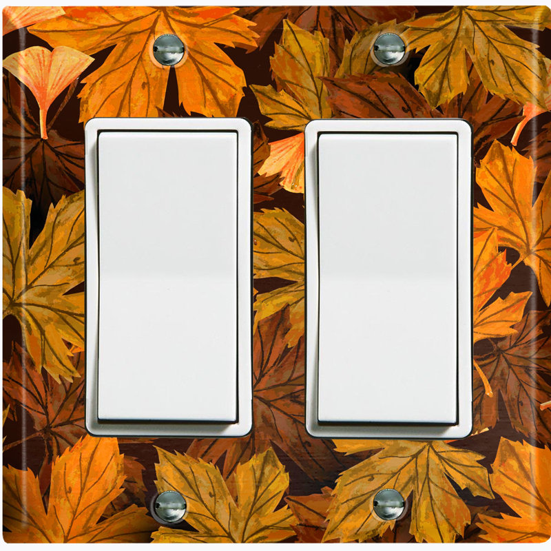 Landscape & Nature 2 - Gang Toggle Light Switch Standard Wall Plate