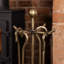 Iron Fireplace Tool Set