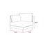 Fauteuil d'angle Palermo