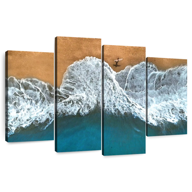 Surfer On Sand, 22" H x 36" W