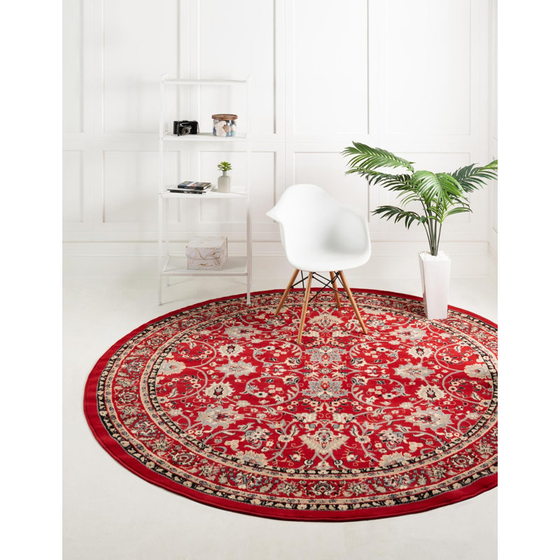 Hanan Floral Indoor Rug, Round 7'10"