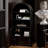 Modern arched display bookcase