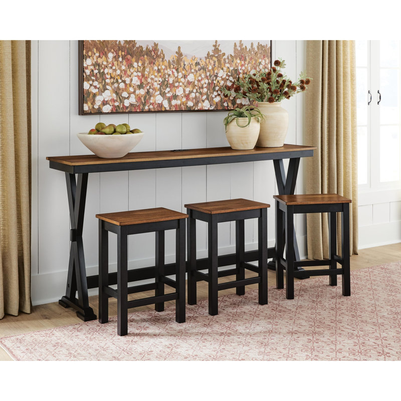 Wildenauer Counter Height Dining Table And 3 Barstools Set