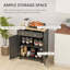 Buffet avec comptoir en bois massif-342679213