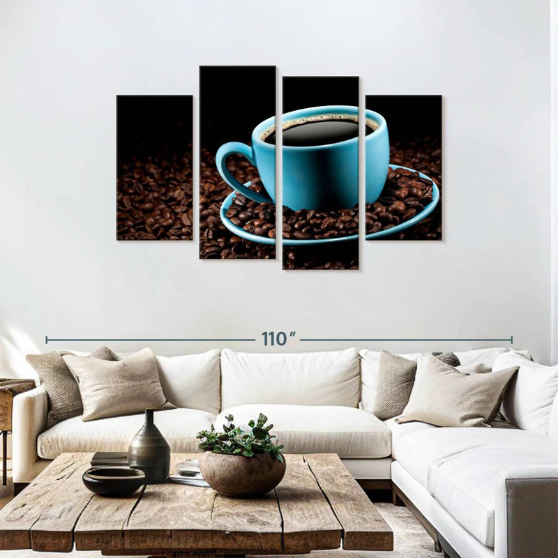 Café noir Yarlin, H 48 po x l 75 po