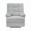 Fauteuil inclinable en velours-1970874504