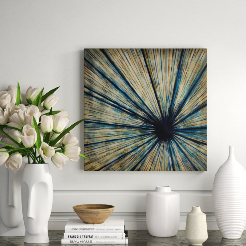 Blue Detail Print, Outdoor, 47" H x 47" W