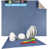 Stuc bleu bourrache