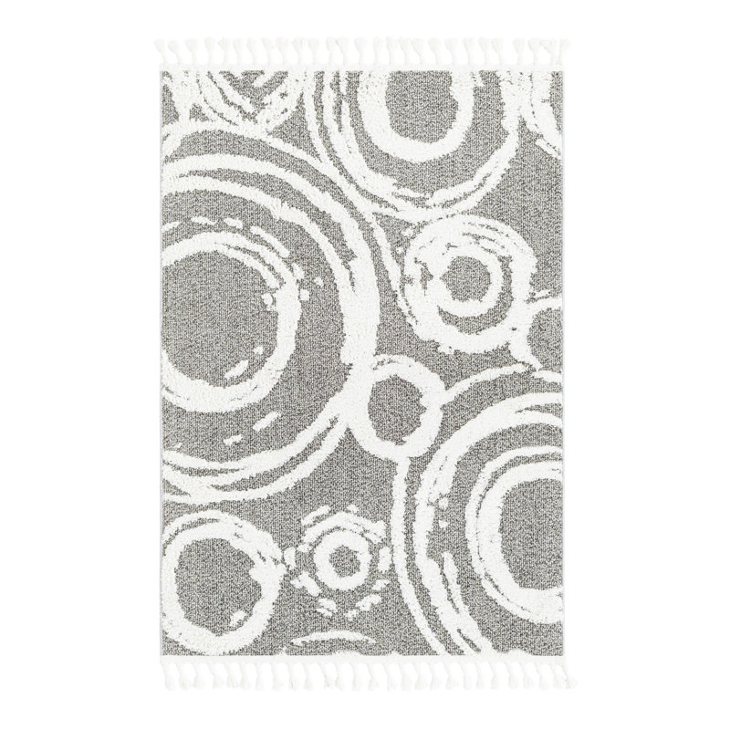 Abstract Indoor Rug, Rectangle 4'1" x 6'1"