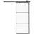 36'' x 84'' Hollow Glass without Installation Hardware Kit Barn Door