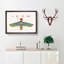 Hawk Emblem by J.F. Champollion - Picture Frame Painting Print-55580216-55580220