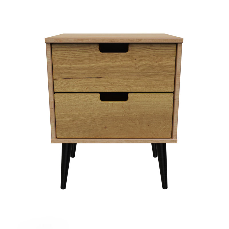 Buldir 45cm W Manufactured Wood Bedside Table