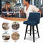 Tabourets de bar et de comptoir Loriell avec structure en bois massif-1010717033-1010717045-1010717032