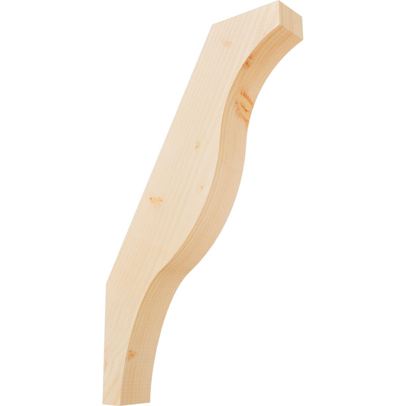 Attelle de genou Funston, Sapin de Douglas, Lisse, H 30 po x l 3,5 po x P 18 po