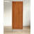 Tall Adjustable Open Wood Bookcase with Sturdy Metal Legs