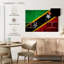 Drapeau Borges Saint-Kitts-et-Nevis-108699099