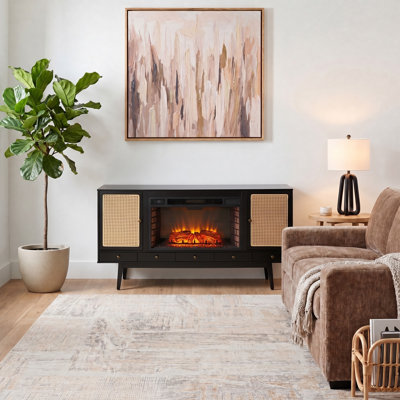 Foyer avec rangement multimédia Simms