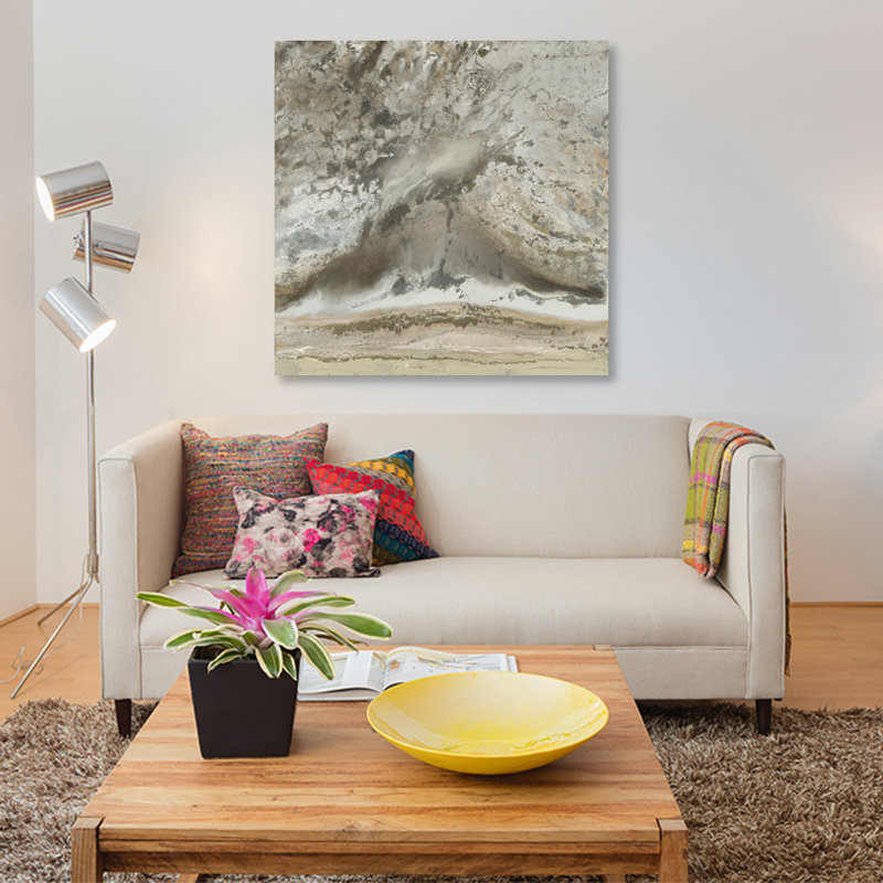 « calme terrain », reproduction d’art sur toile, H 12 po x l 12 po x P 1,5 po, Toile tendue