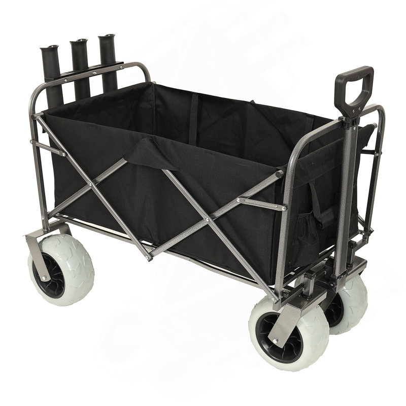 Chariot tout-terrain polyvalent avec porte-tringle et sac multiusage