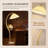 60-Inch Arched Floor Lamp, Gold