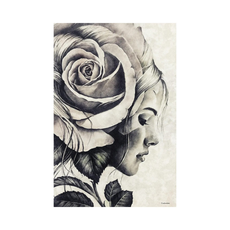Florescence by Underdott Art - Wrapped Canvas Print, 20.32 cm H x 30.48 cm W