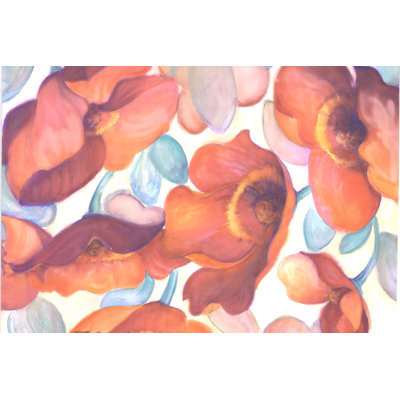 Water Painted Florals 2 - Wrapped Canvas Art Prints