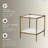 Glass Top End Table-69905405