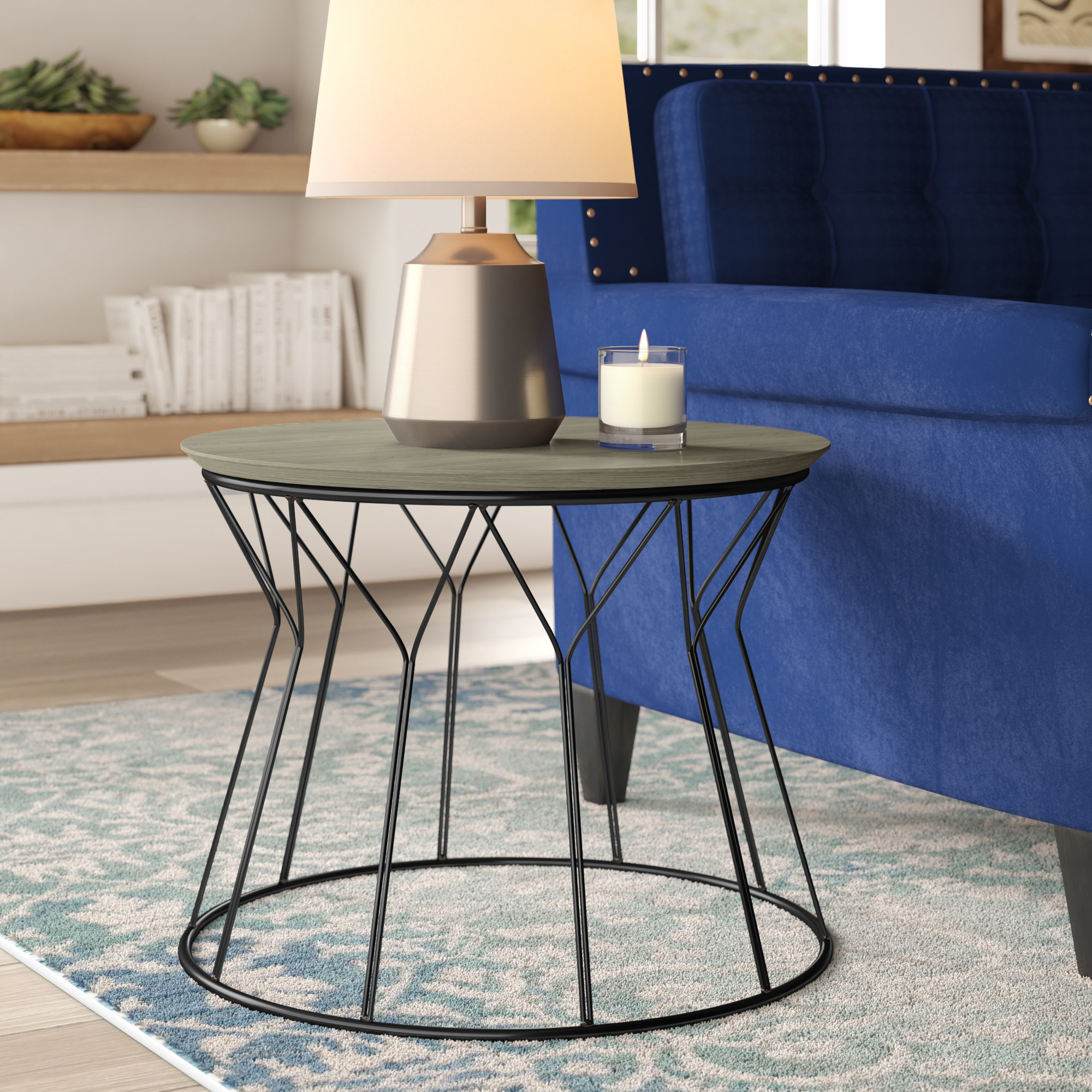 17 Stories Pedestal End Table & Reviews Wayfair