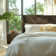 Solid Wood Bed Frame with Headboard Platform Bed, Handcrafted Pattern,  Scandinavian Signature Bedroom Furniture 800 lbs Capacity