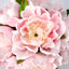 Arrangement de pivoines artificielles en soie et soie rose MilleLoom - Pivoines artificielles dans un vase en verre-1897917362-1897917363