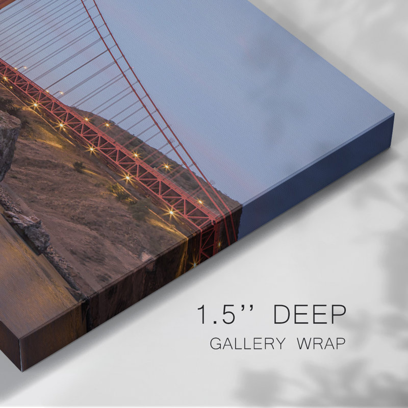 Golden Gate Span-Gallery Wrapped Canvas, 32" H x 48" W