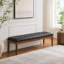 Banc capitonné à boutons avec appui-tête-2140617891