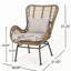 Accessoire de salon à la mode, chaise décorative de base