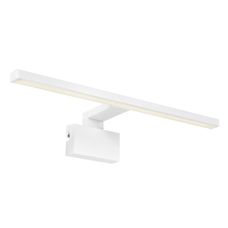 Steel Flush Mounted Sconce, White