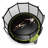 JumpFlex Round Backyard Trampoline with Safety Enclosure