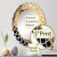 Miroir mural Saponaria - Paysages ovales-2047510601