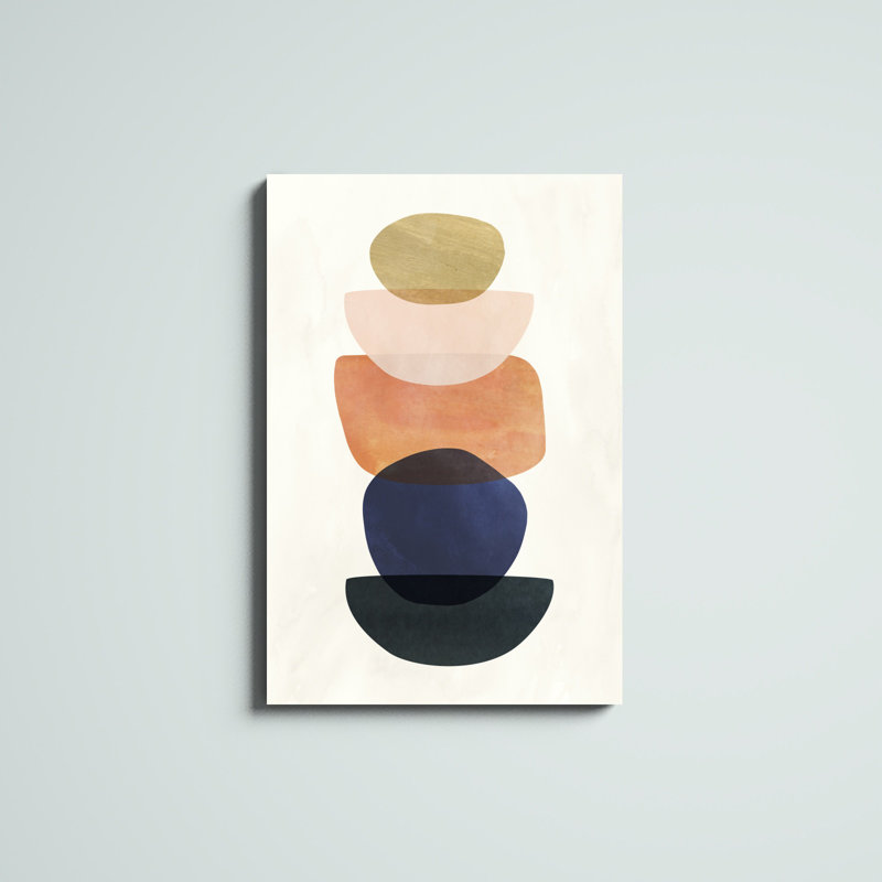 Mod Mods II par Victoria Borges - peinture sur toile tendue, H 36 po x l 24 po, Impression sans cadre, Sans cadre