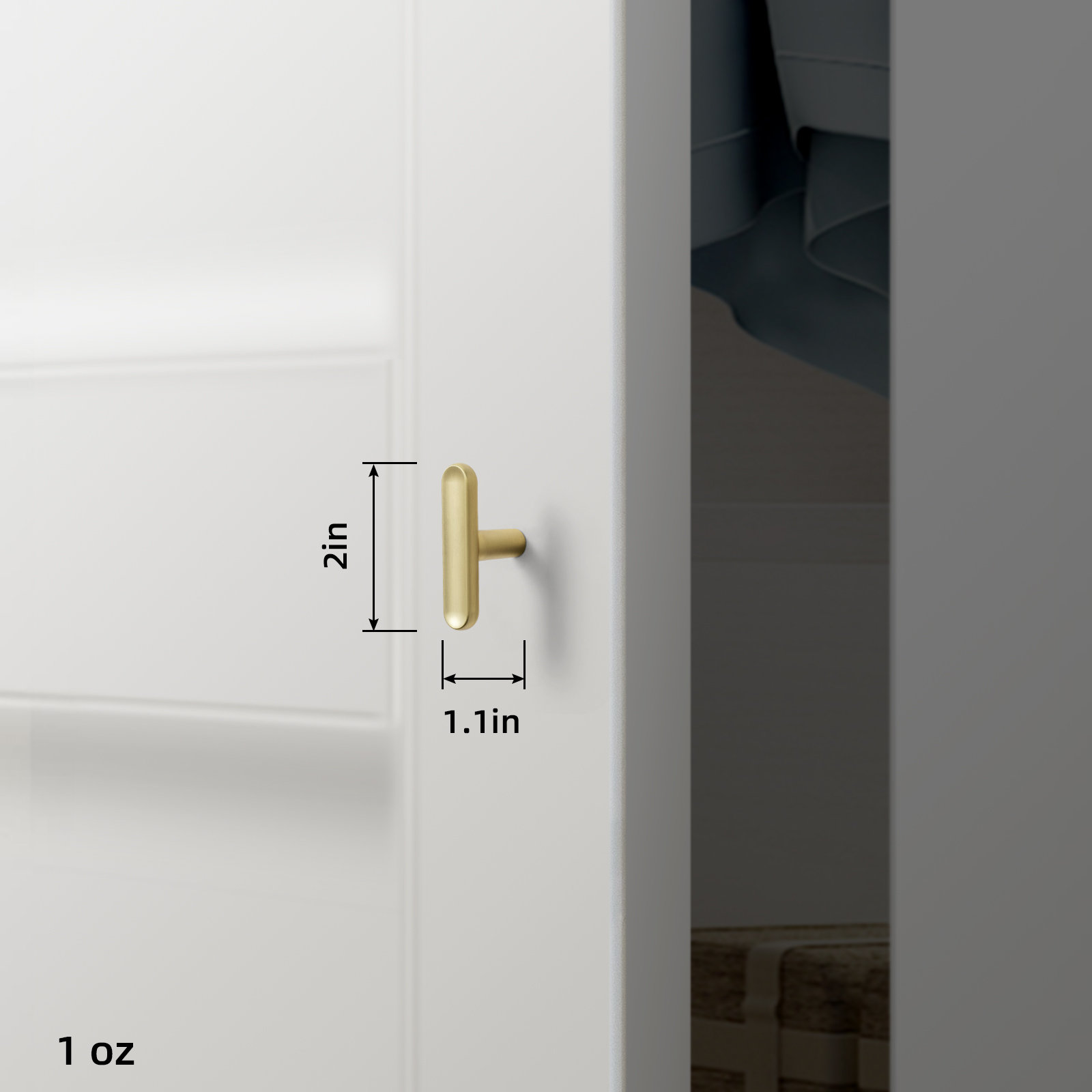 T-Bar Cabinet Knob