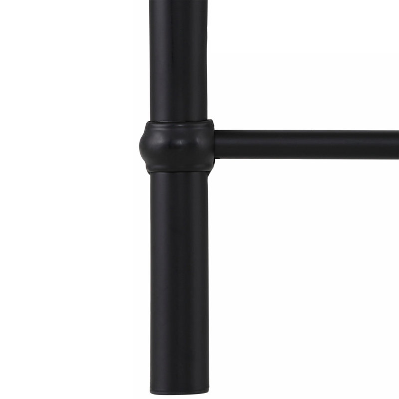 Lebanon Metal Bed, Black, European Single (90 x 200 cm)