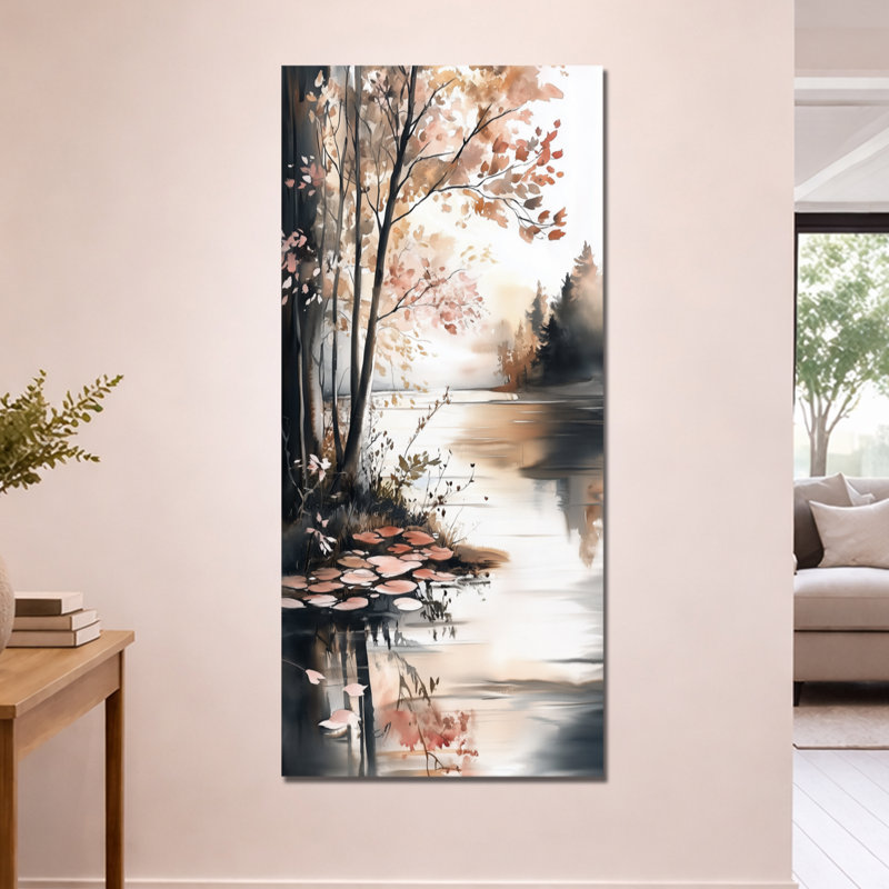 Impression sur toile, art mural, H 60 po x l 28 po, Toile tendue