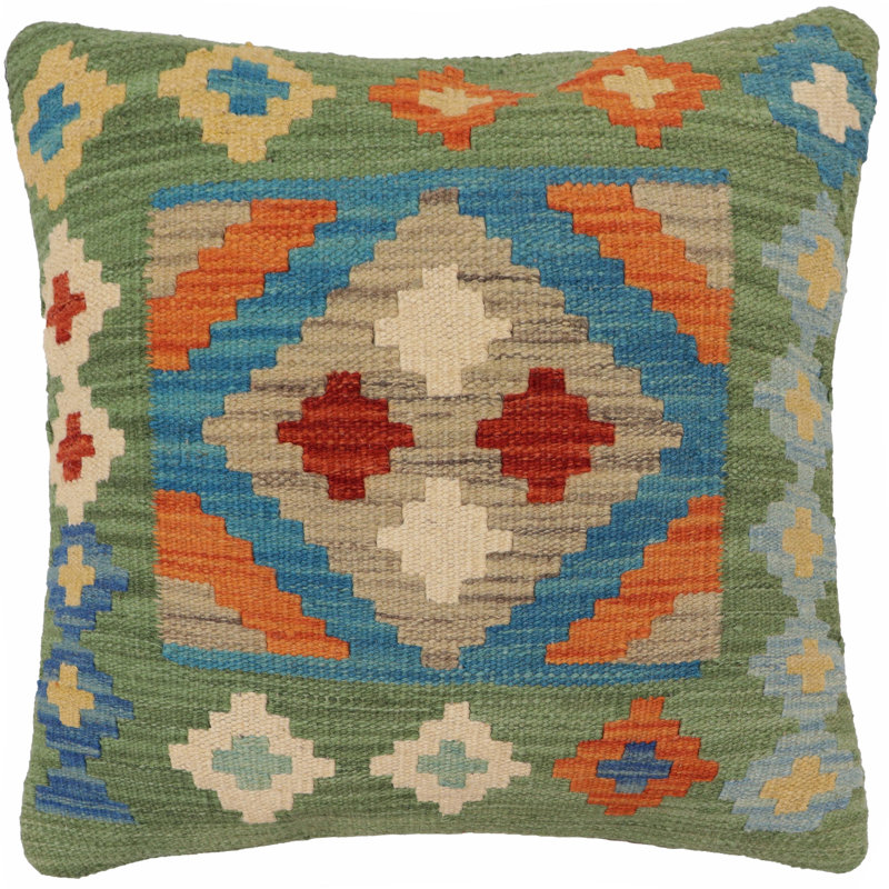 Coussin Boho Chic Mcgee turc tissé à la main - 20 po x 20 po