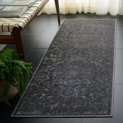 Tapis gris clair Vintage 144