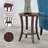 Dinh Round End Table with Shelf-1212642676