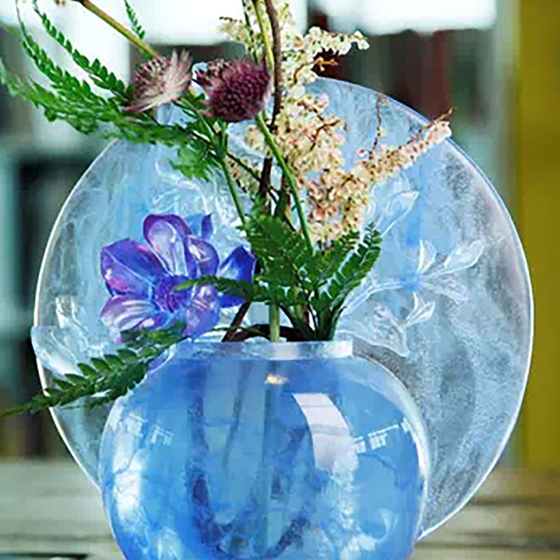 A Peaceful Existence World of Beautiful Compassion Magnolia Flower Sculpture