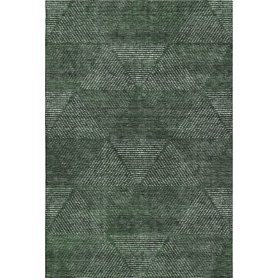 Premium Machine Washable Prisco Fern Rug