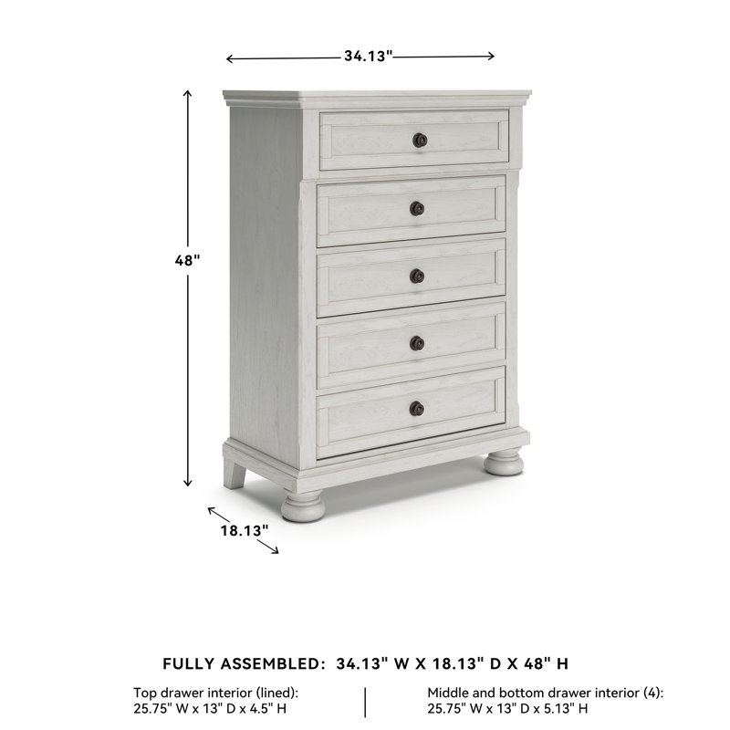 Commode 5 tiroirs Dadrianna